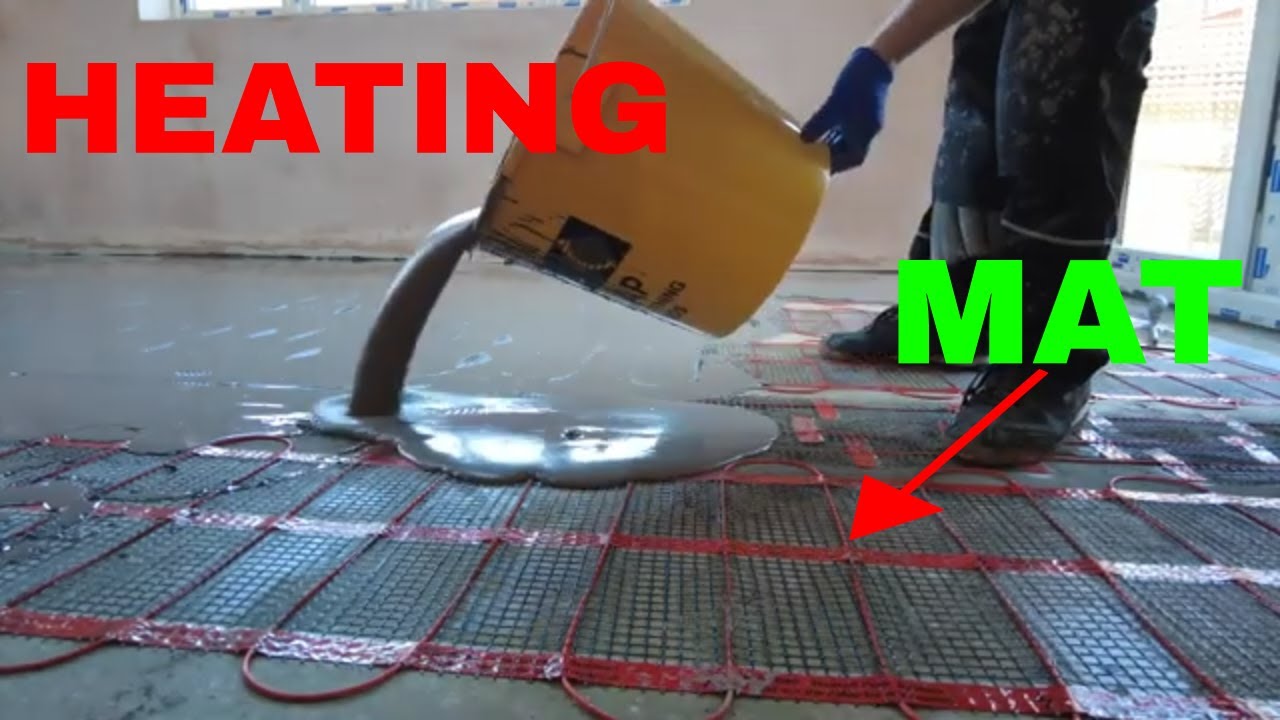 FLOORING OVER UNDERFLOOR HEATING MAT