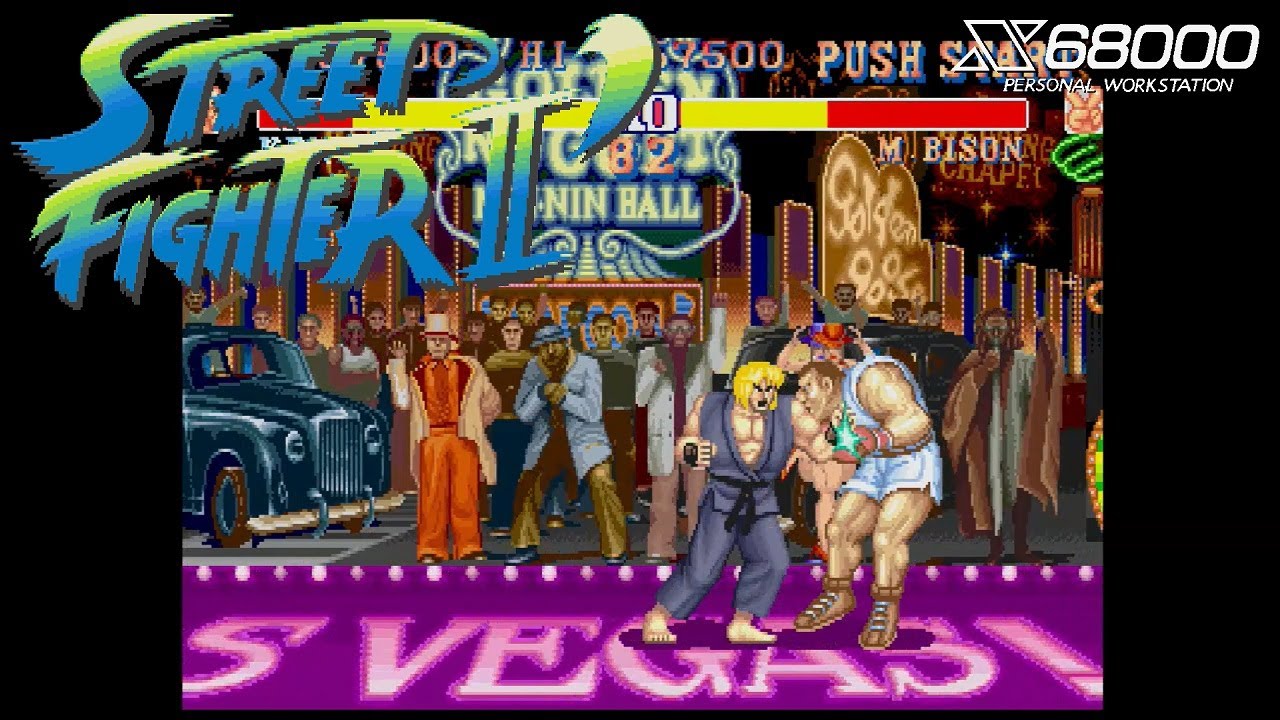 【X68000 / 実機】ストリートファイター2 ダッシュ / Street Fighter 2'・KENでプレイ
