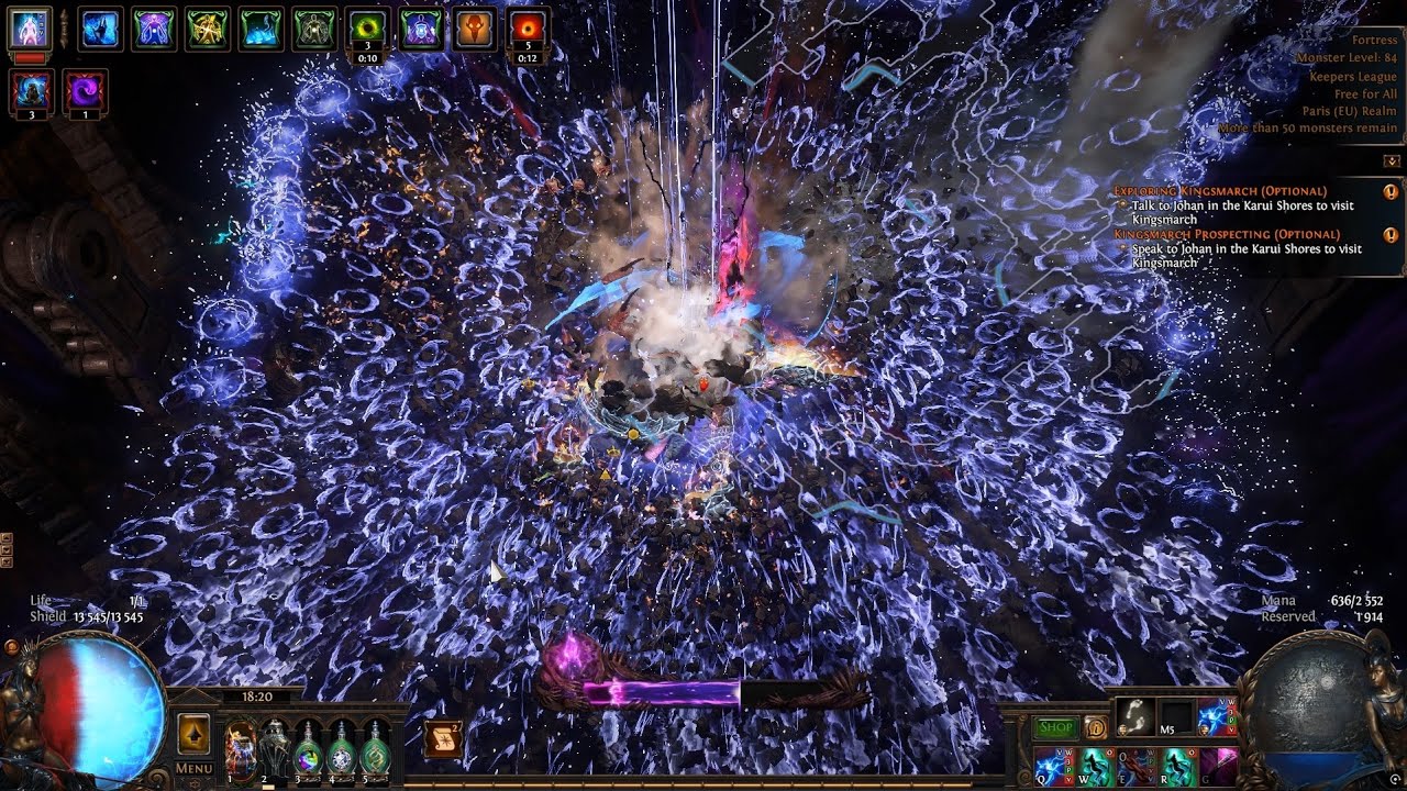 PoE 3.27 - INT Accuracy Stacker Lightning Strike  - T17 Fortress