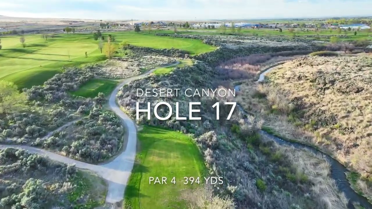 Golf Course Mapping and Tee to Green Flyovers- Desert Canyon Golf Course-Mountain Home, Idaho