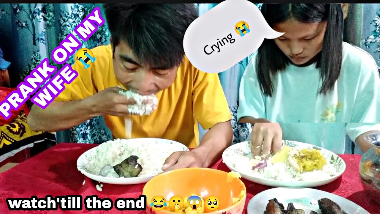 Prank on my wife turn into cried😭  watch till the end😂🥺