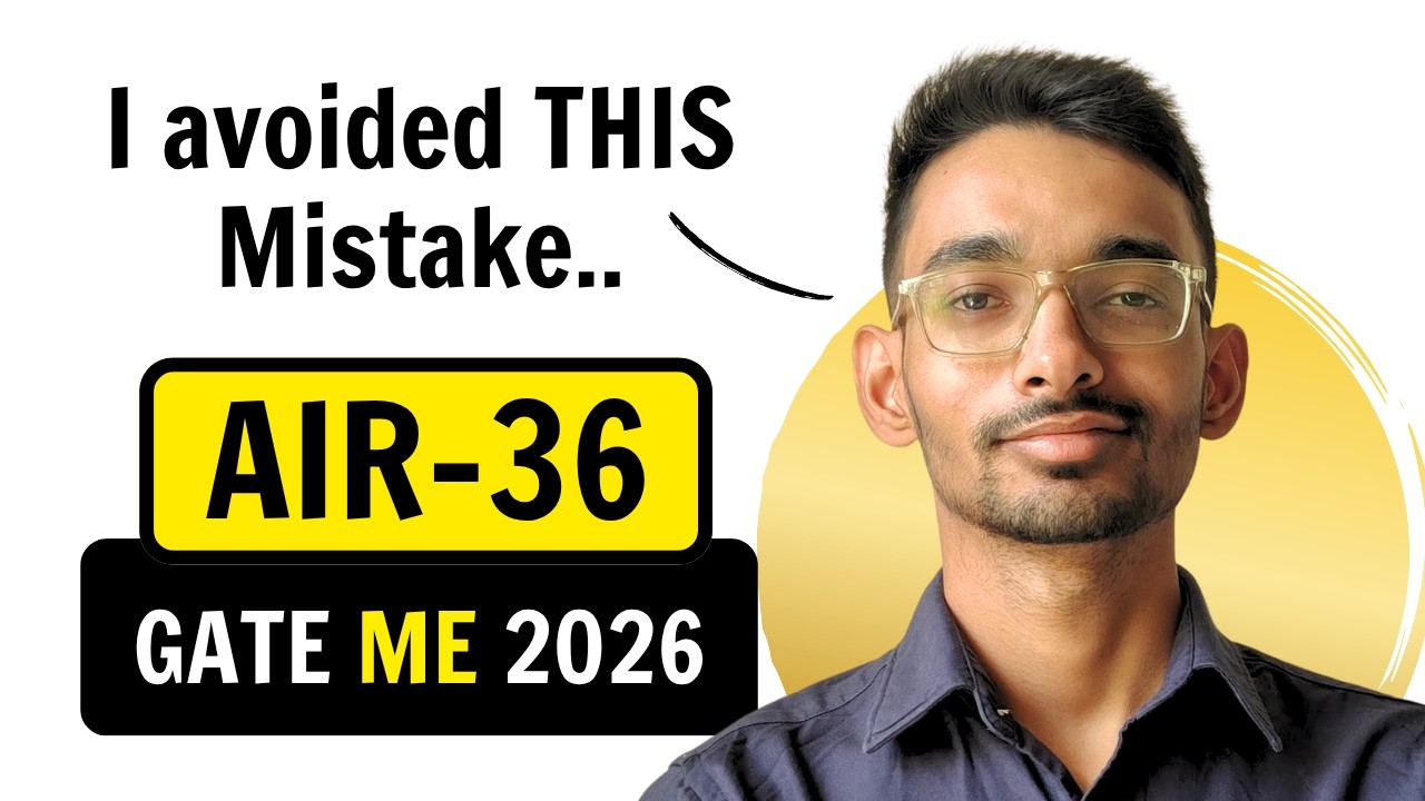 GATE 2026 Mechanical Topper shares SUPERB Strategy & Tips | Exergic Video Course Student