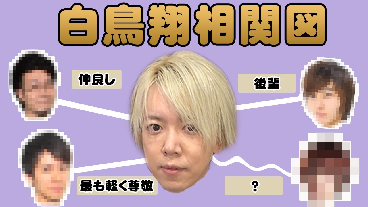 【相関図】白鳥翔プロの交友関係を教えてもらいました！