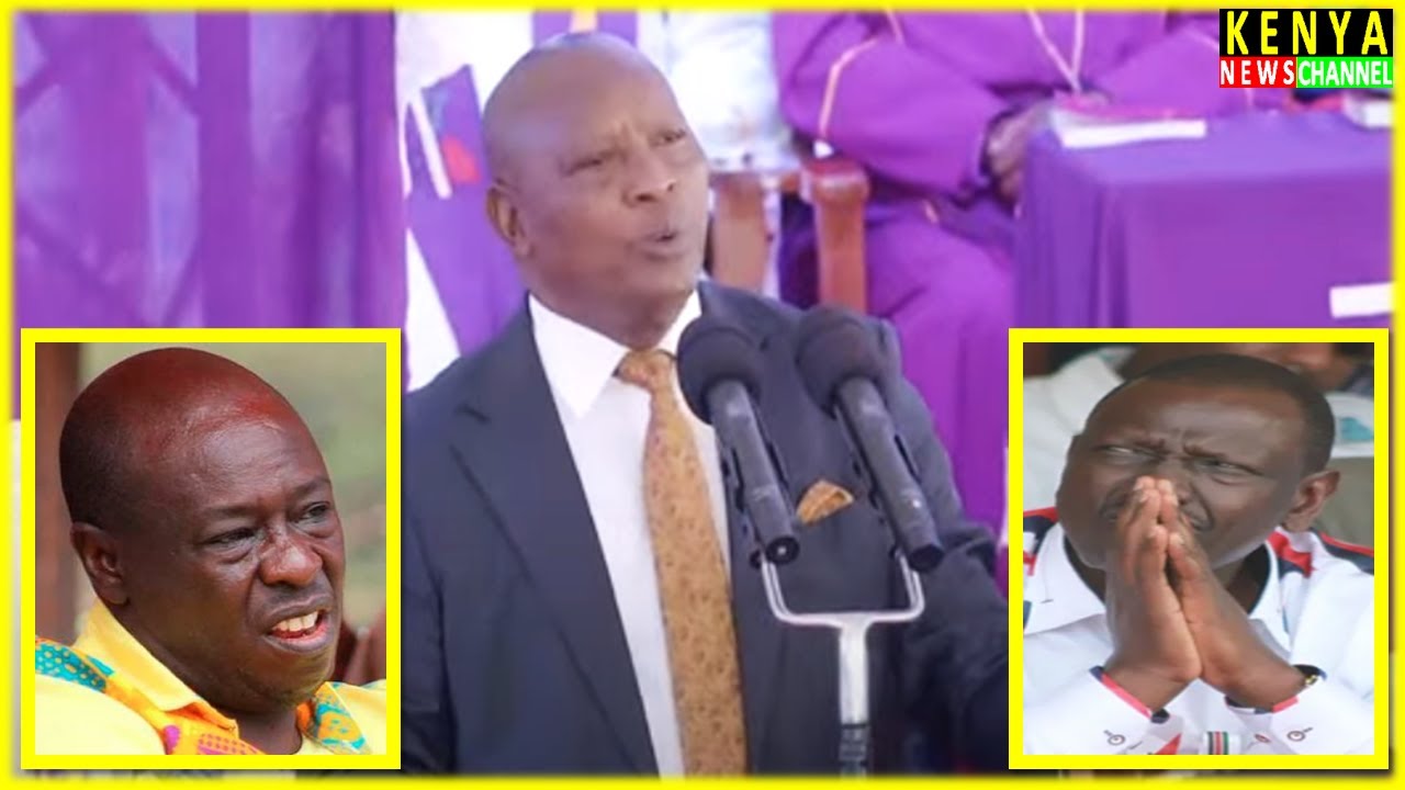 No Non-sense UDA Nyeri Governor Kahiga destroys Ruto's Finance Bill in front of Raila Wanjigi burial