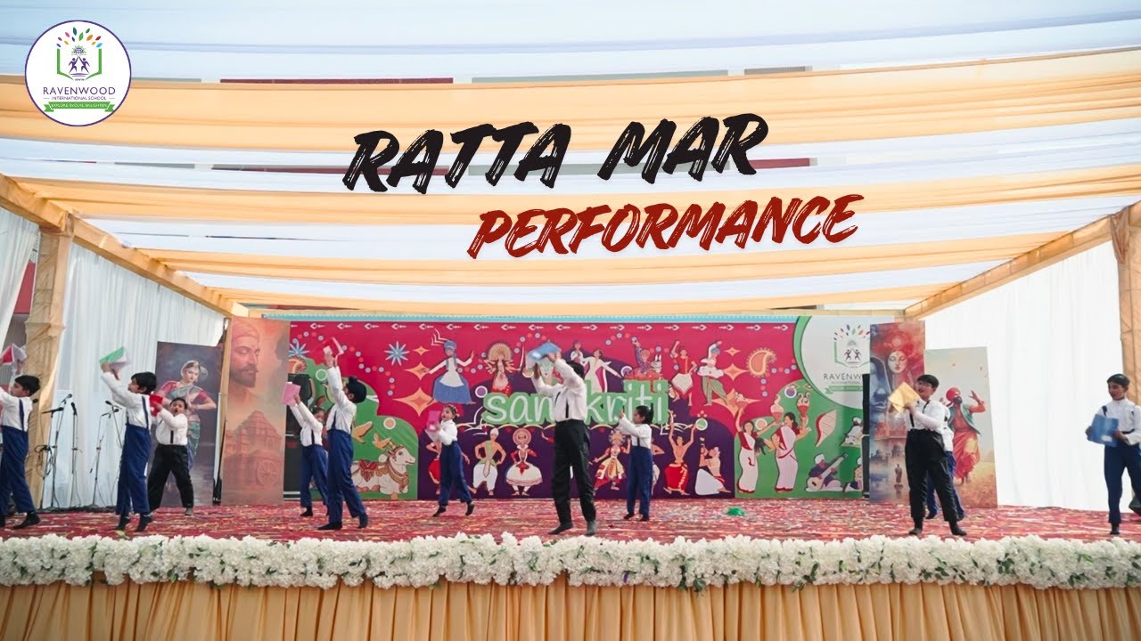 Ratta Maar Dance Performance – Power & Energy on Stage | Ravenwood Annual Function 2025-26