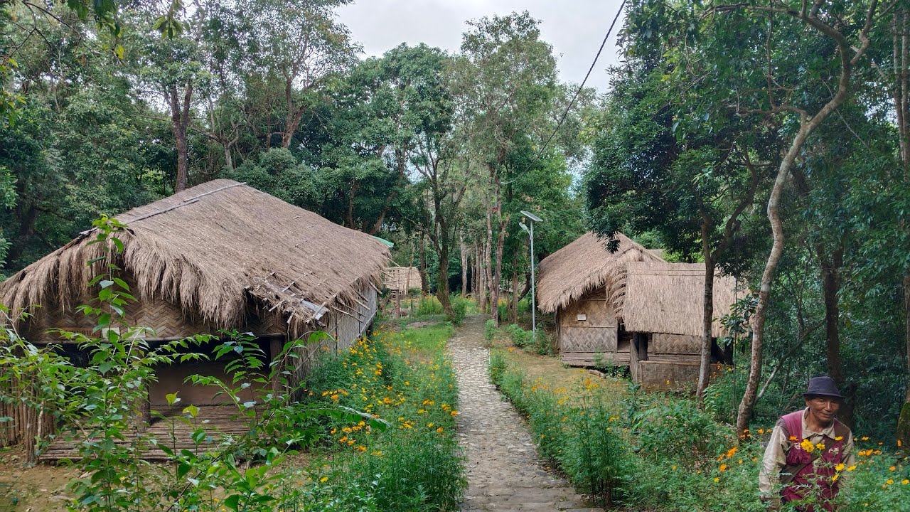 mizoram heritage village structure