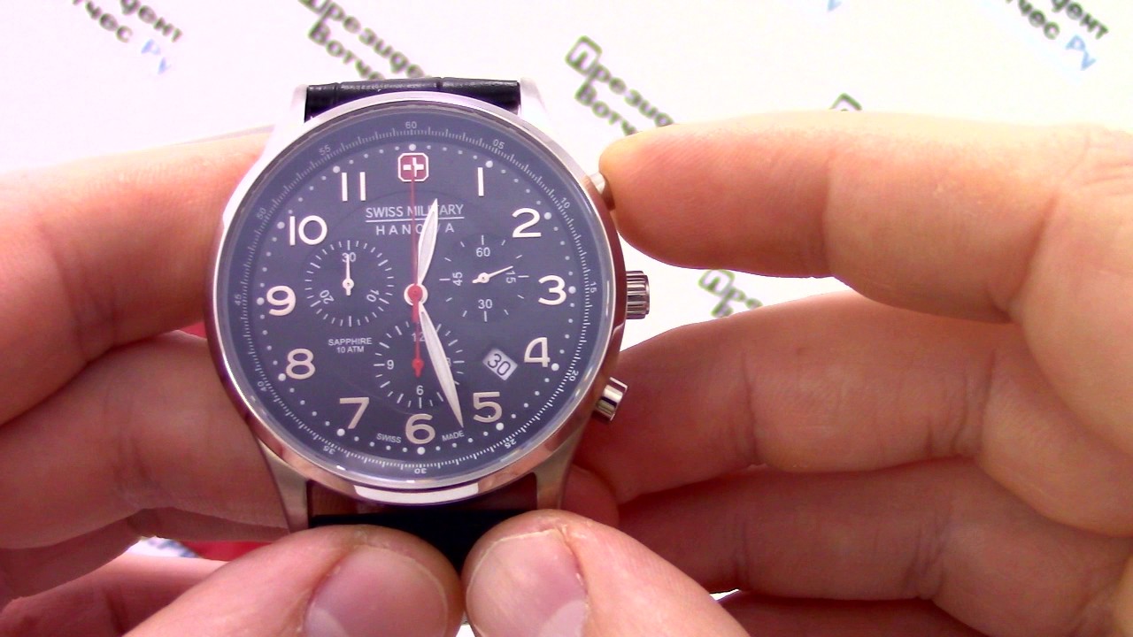 Часы Swiss Military Hanowa Patriot 06-4187.04.007 - видео обзор от PresidentWatches.Ru
