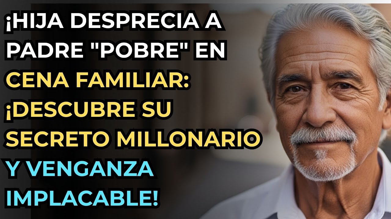 ¡Hija Desprecia a Padre "Pobre" en Cena Familiar: ¡Descubre Su Secreto Millonario y Venganza!
