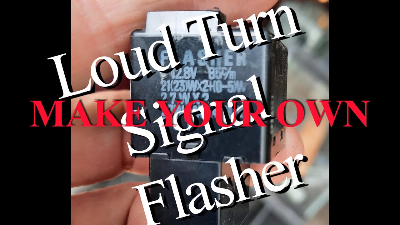 Turn Signal Alarm. Loud Turn Signal flasher, Make your own DIY