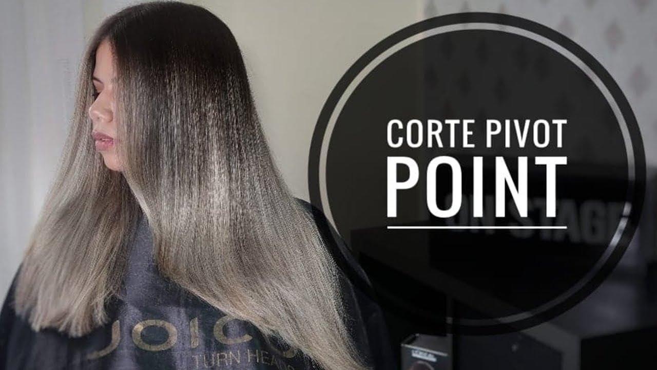 CORTE DE CABELO FEMININO USANDO UMA DAS TÉCNICAS PIVOT POINT.