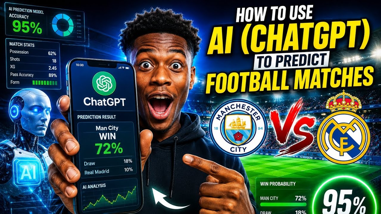 How to use AI ( ChatGPT) to predict football match. #Aiprediction 