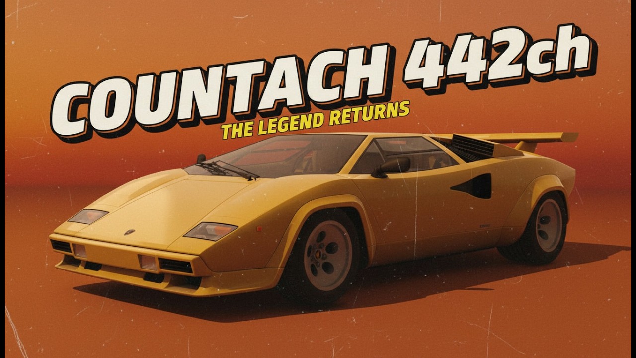 Lamborghini Countach 442ch 🚀 | La Supercar Légendaire des Années 80!!!