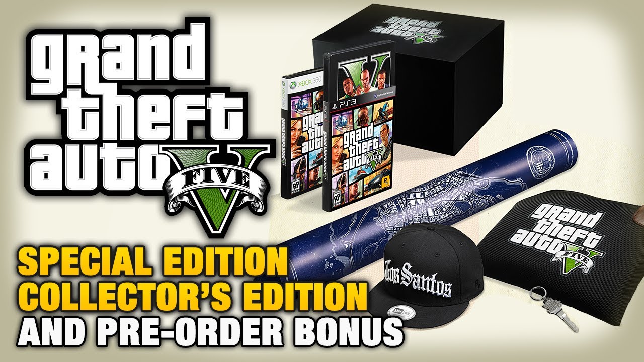 GTA 5 - Special Edition, Collector's Edition and Pre-Order Bonus