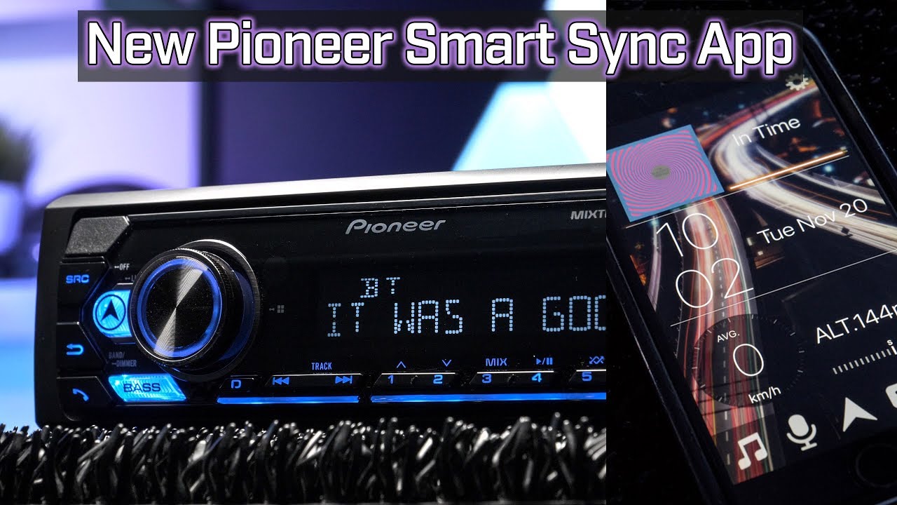 Pioneer MVH-S310BT с приложением Pioneer Smart Sync