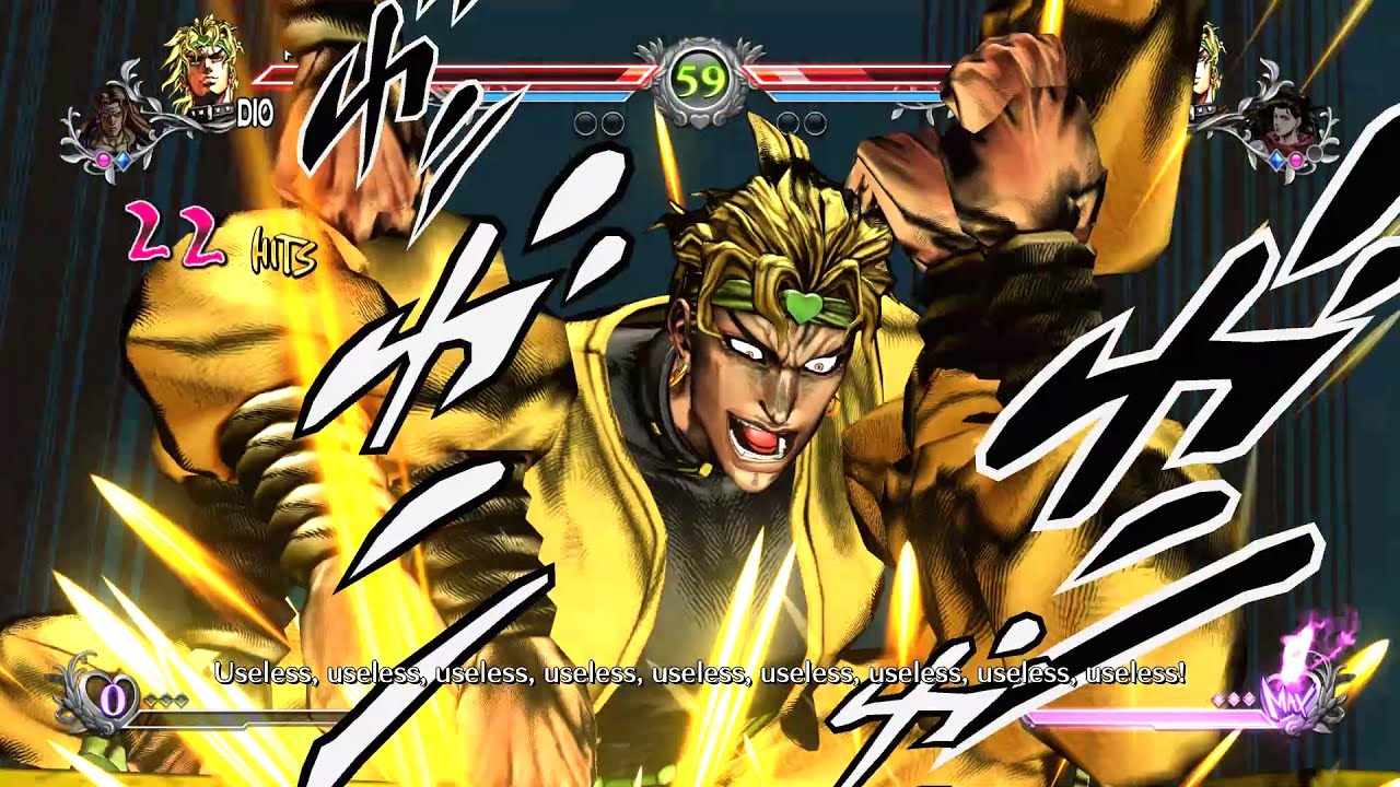 Jojo's Bizarre Adventure: All Star Battle R - DIO Arcade Mode - PC Gameplay (No commentary)