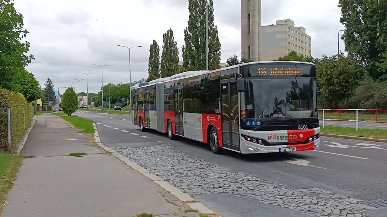 První den provozu Iveco Streetway 18M 5103 na lince 136