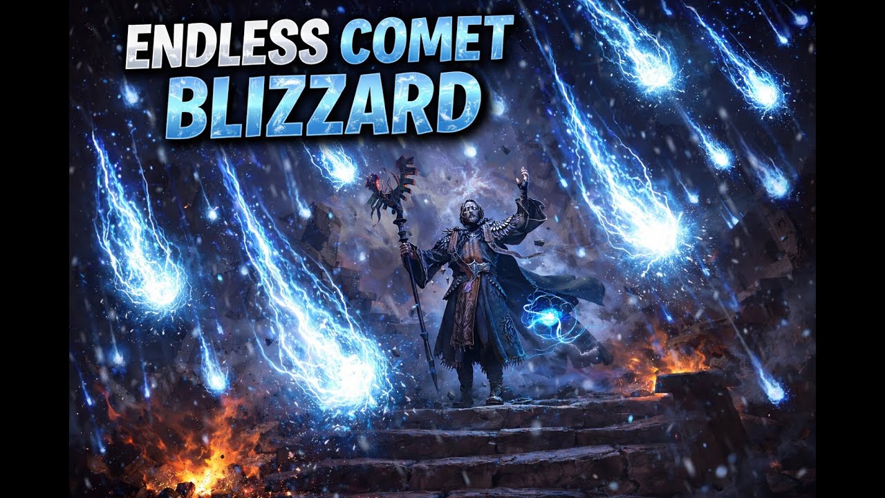 PoE 2 | Кометный дождь и метель | CoC / CoE Оракул - билд мага крови
