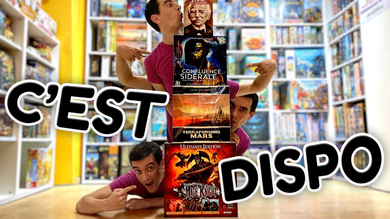 C'EST DISPO! Confluence Sidérale, Cabo, Mage Knight Ultimate...