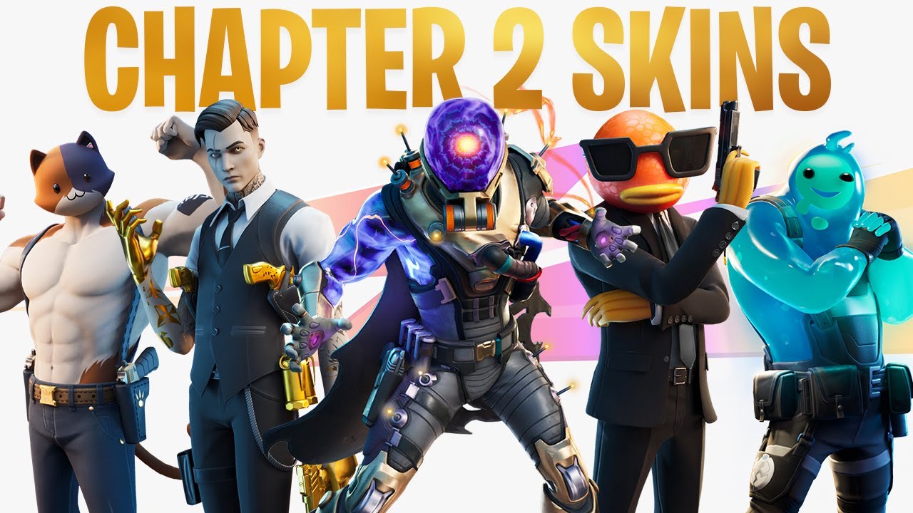 Fortnite CHAPTER 2 SEASON 1 & 2 Skins (180 Skins)