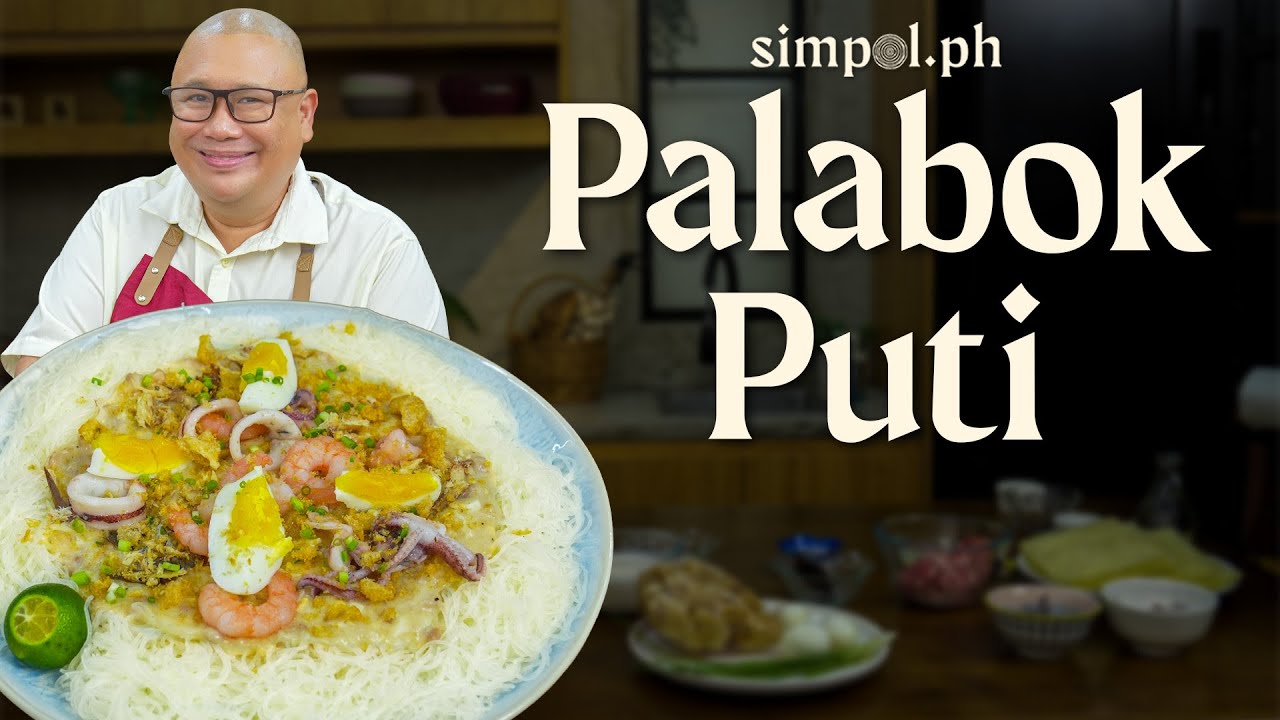 Easy Palabok na Puti | White Palabok Homey Recipe | Chef Tatung's Version Of A Pinoy Noodle Recipe