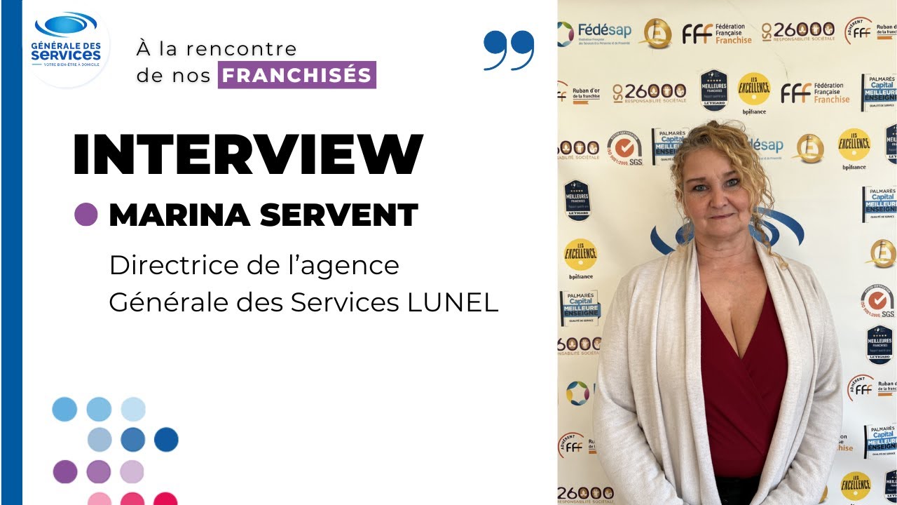 A la rencontre de nos franchisés | Marina SERVENT Lunel