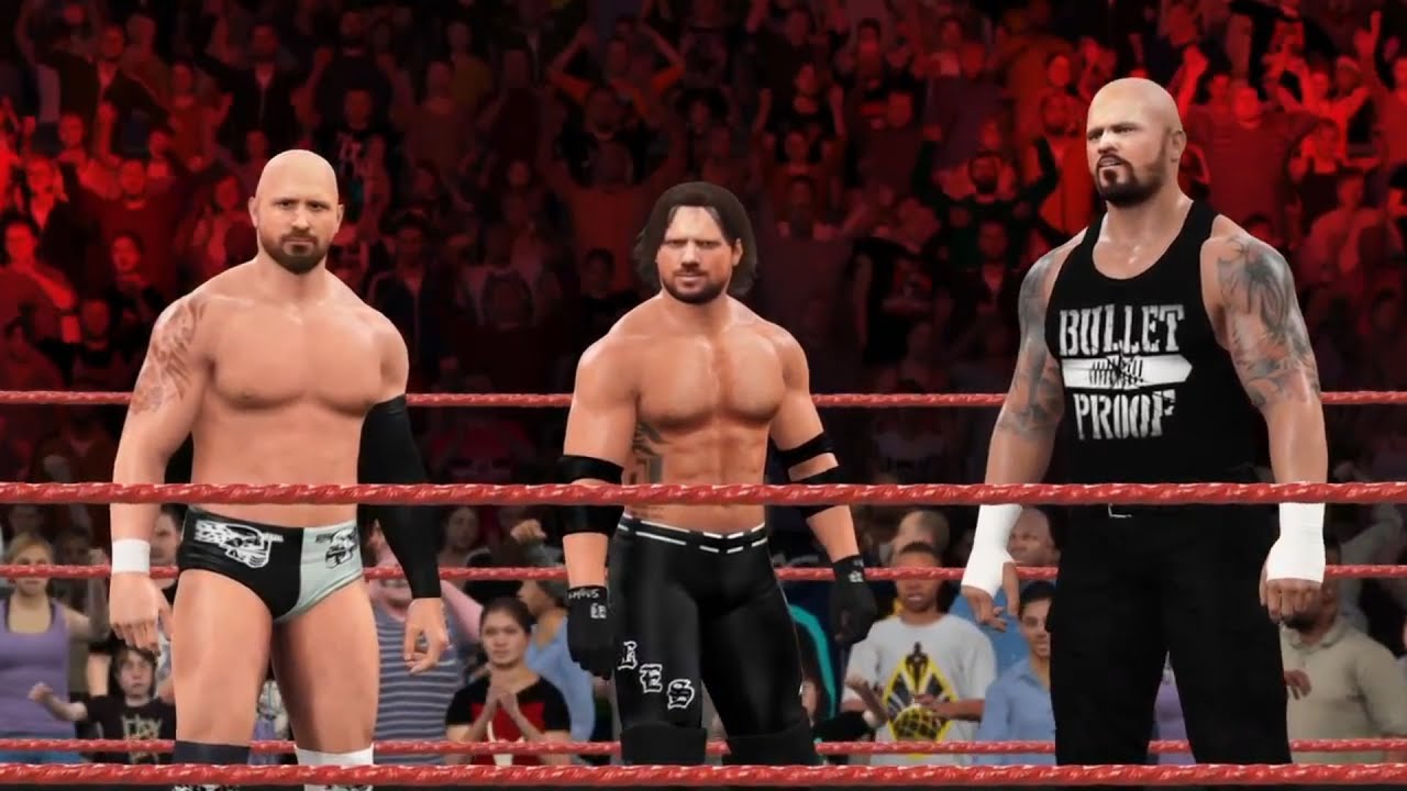 WWE 2K16 - The Usos VS The Club (BulletProof)