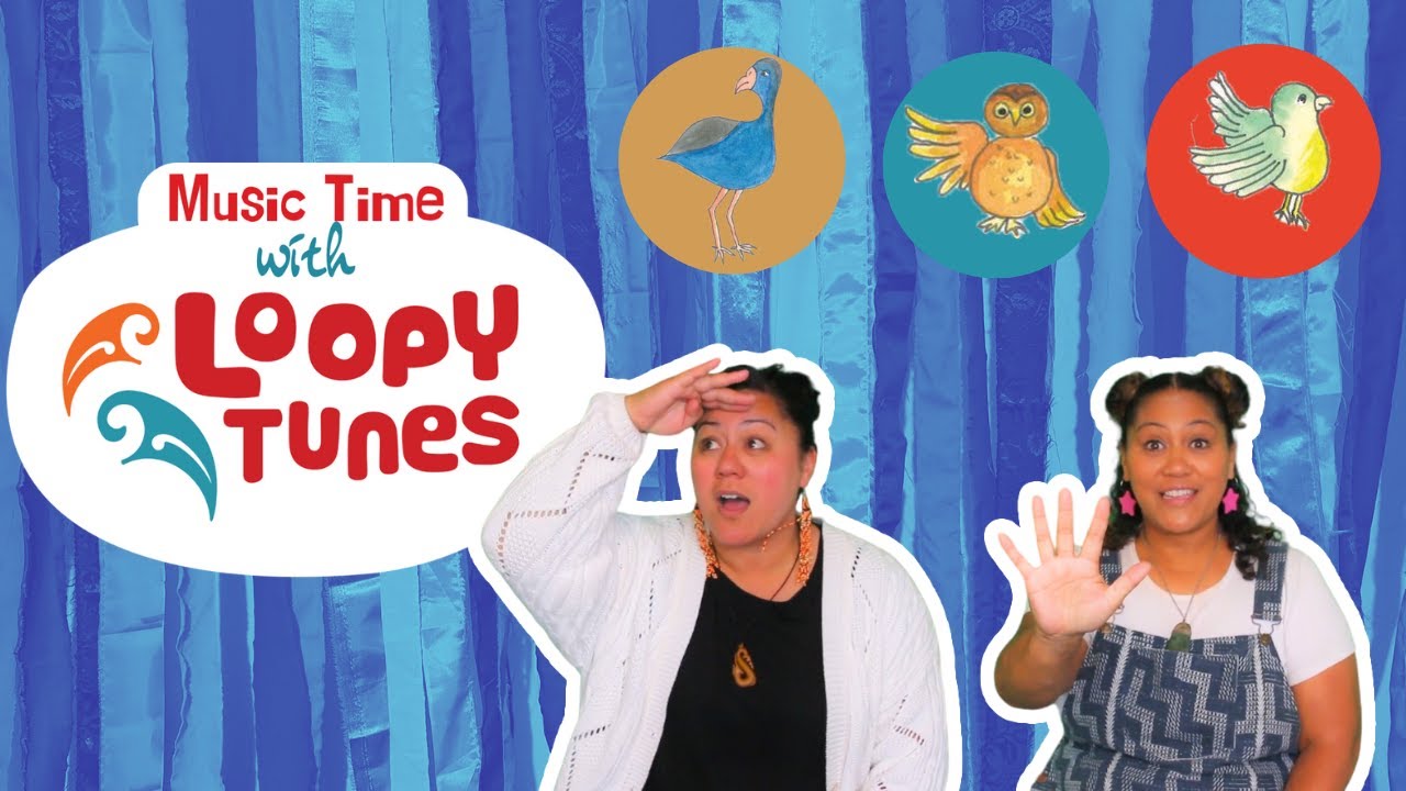 Episode 7 | Five Little Birds | Preschool Music | Native NZ Birds | Te Reo Māori