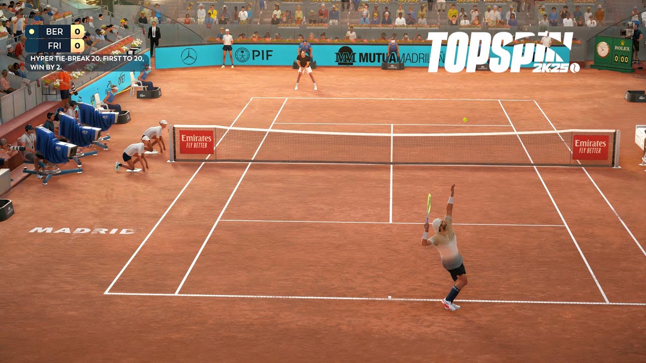 Top Spin 2K25 - Carlos Alcaraz Vs Pete Sampras I HYPER TIE BREAK I Chengdu Arena (PS5)
