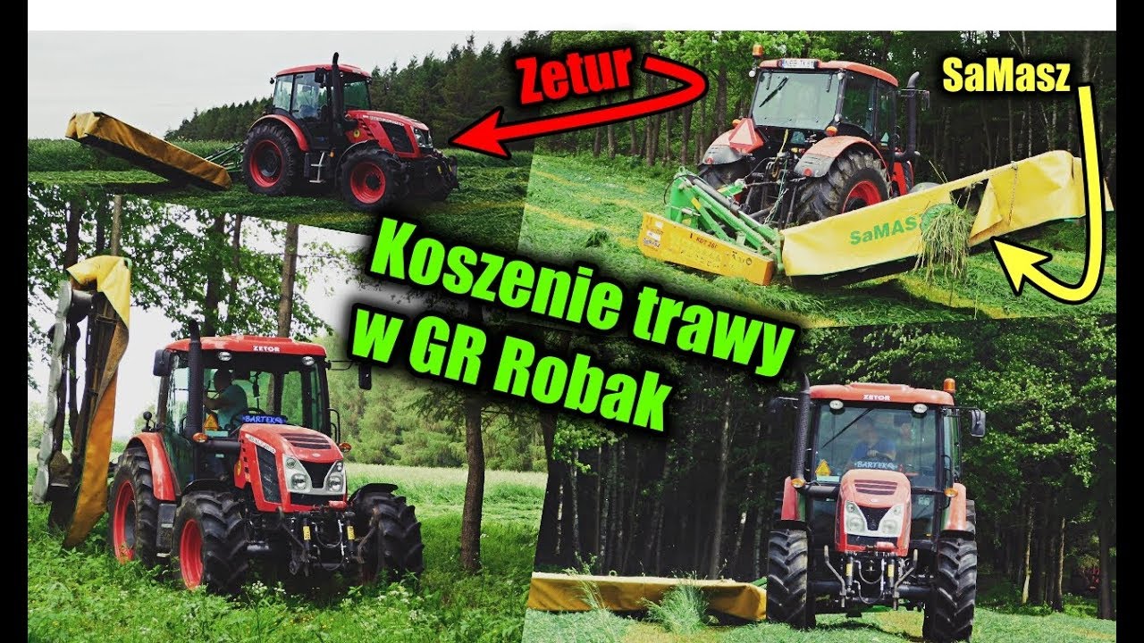Pierwszy pokos w GR Robak// Zetor Proxima 90 + SaMASZ// Sound Engine