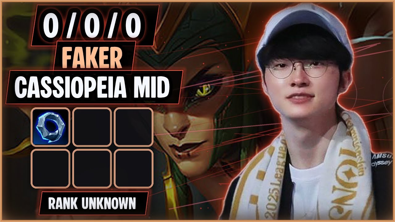 Faker Cassiopeia MID | T1 SoloQ Replay