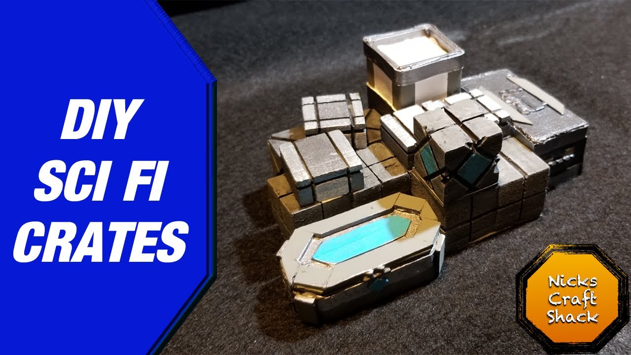Sci Fi Shipping Crates w/Various Methods (for Starfinder, Star Wars, Warpshell, Esper Genesis)