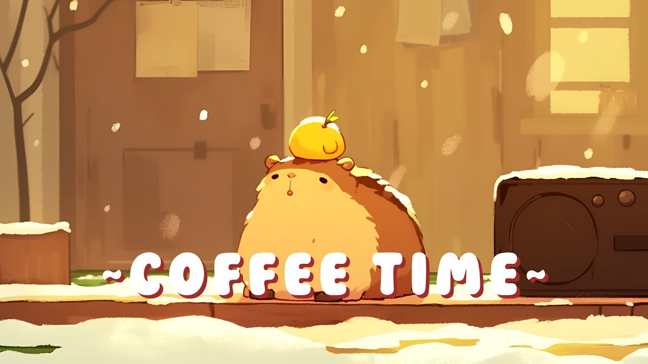 [Full Hour] Capybara Lofi Zone | Relaxing Jazz Hop Collection 🦫 🍵 ✨ | Sleep Aid