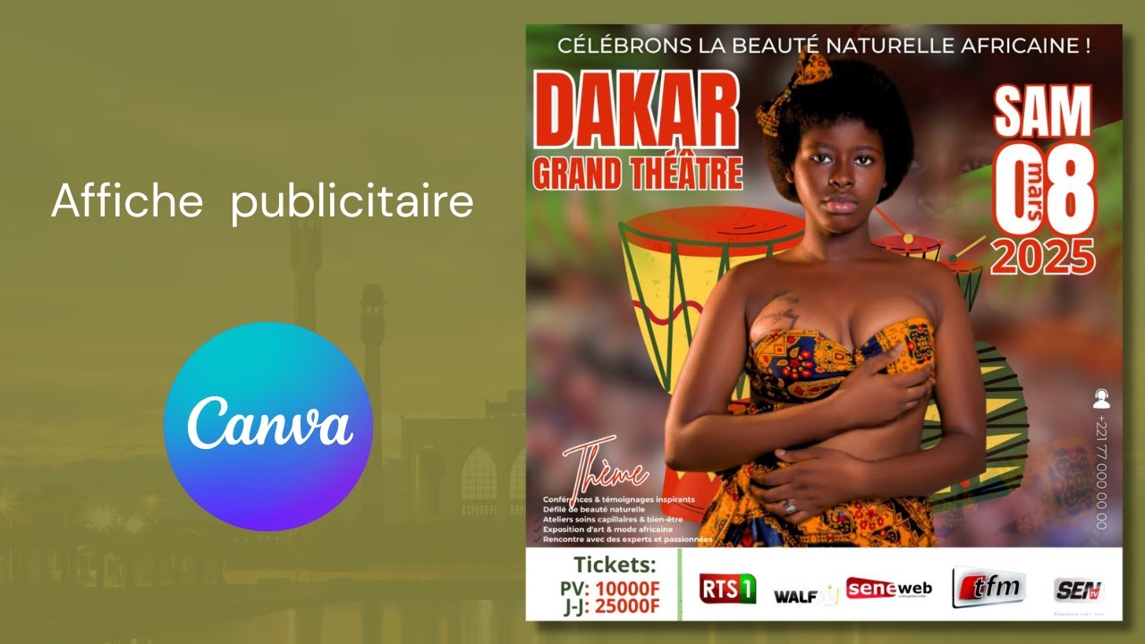 Comment Créer une Affiche Événementielle PRO sur Canva .