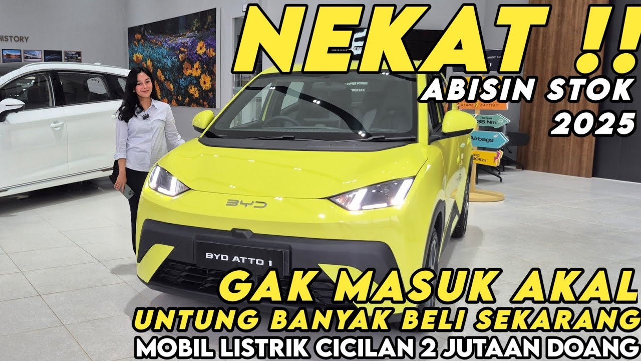MOBIL LISTRIK MURAH CICILAN 2 JUTAAN DI BYD ATTO 1 2026 DARIPADA JAECOO J5