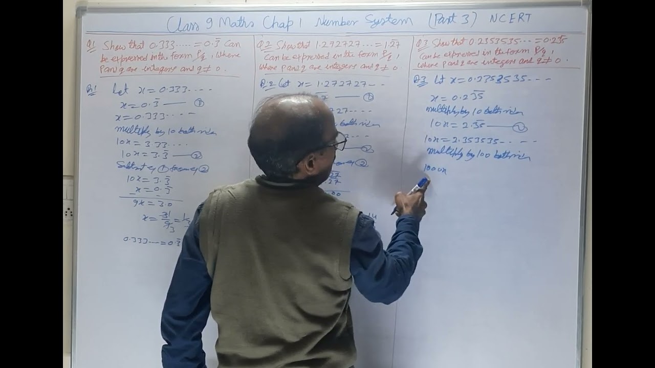 Class 9 Maths Chapter 1 Number System ( Part 3 )