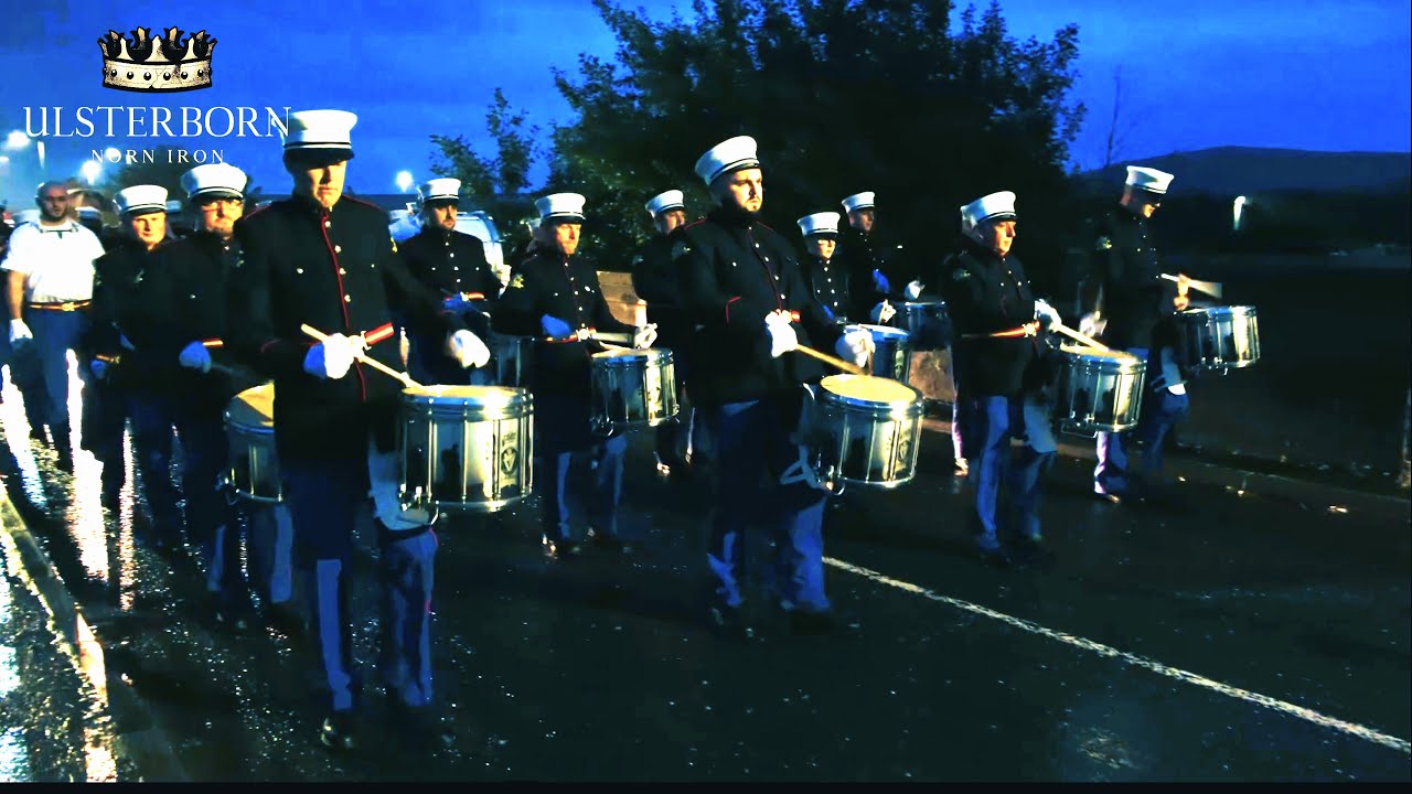 Red Hand Defenders, Newtownstewart full Parade, Sept 2023....