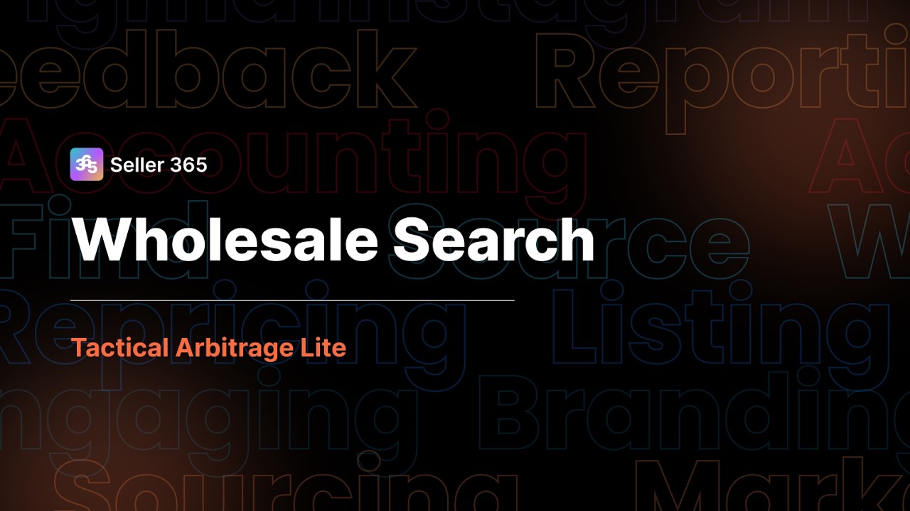 Tactical Arbitrage Lite - Wholesale Finder