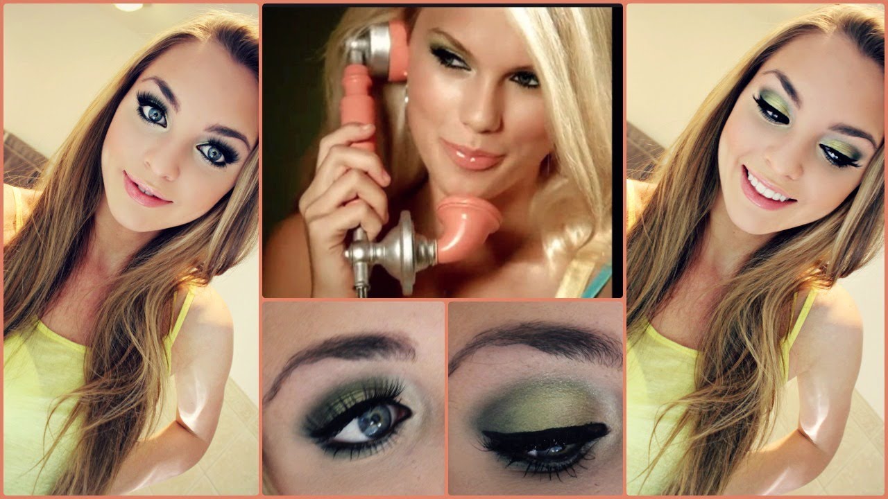 Taylor Swift Our Song Makeup Tutorial! Green Smokey Eyes