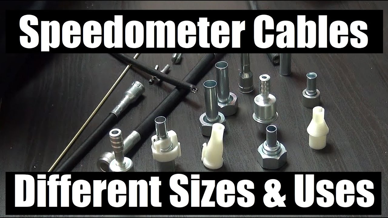 TYPES OF SPEEDOMETER CABLES - GM - FORD - CHRYSLER - VEEDER-ROOT