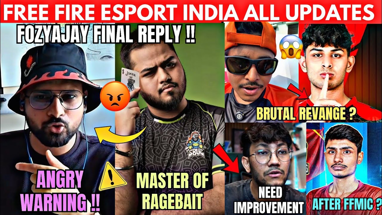 Drama in FF Esports! Fozyajay Warning,Viper Reply & TG 😱Shoto Revenge🤔Viper On Best Teams FFMIC😨