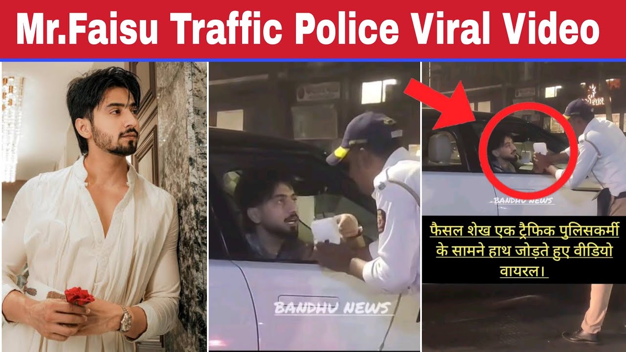 Mr.Faisu Mumbai Traffic Police Viral Video | Mr.Faisu Ne Traffic Challan Nahi Pay kiye 