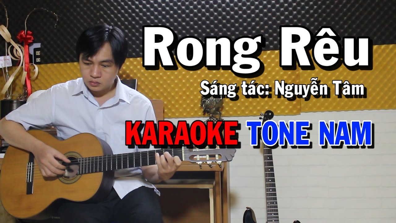 Karaoke - Rong Rêu - Tone Nam - Beat Guitar - Karaoke NBC