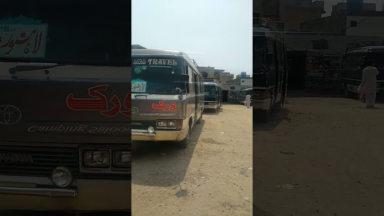 Bhimber General Bus Stand in Azad Kashmir #paksafar #bus #travel #bhimber
