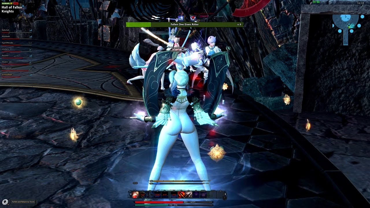 Vindictus Eisen Ritter Charon Party Play