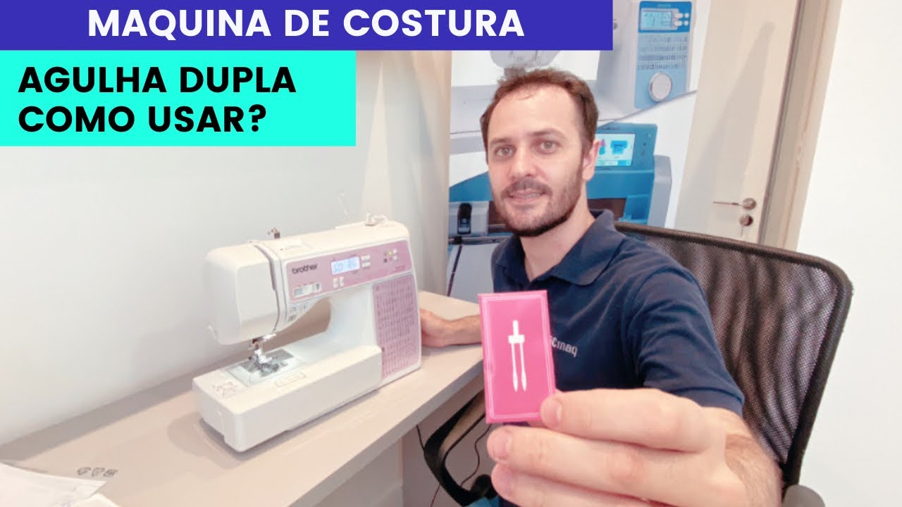 COMO USAR AGULHA DUPLA