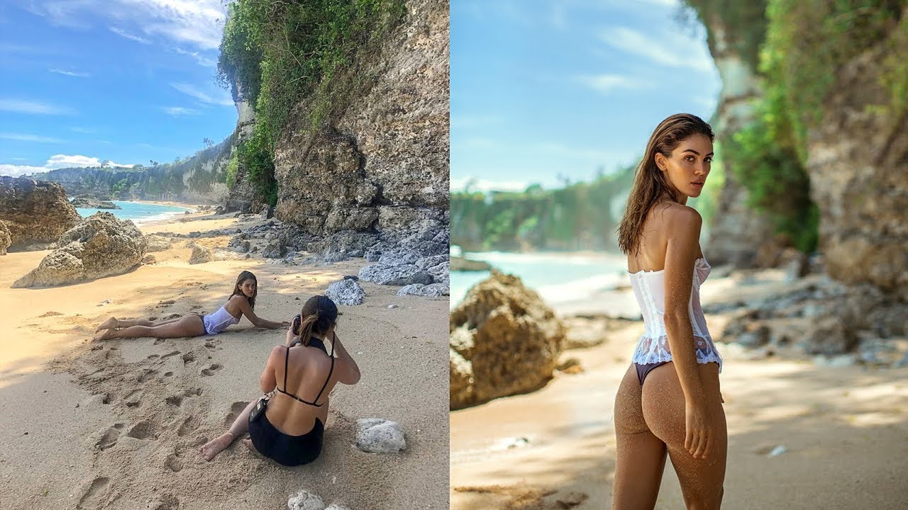 Natural Light Photoshoot in Harsh Sunlight, Behind The Scenes in Bali