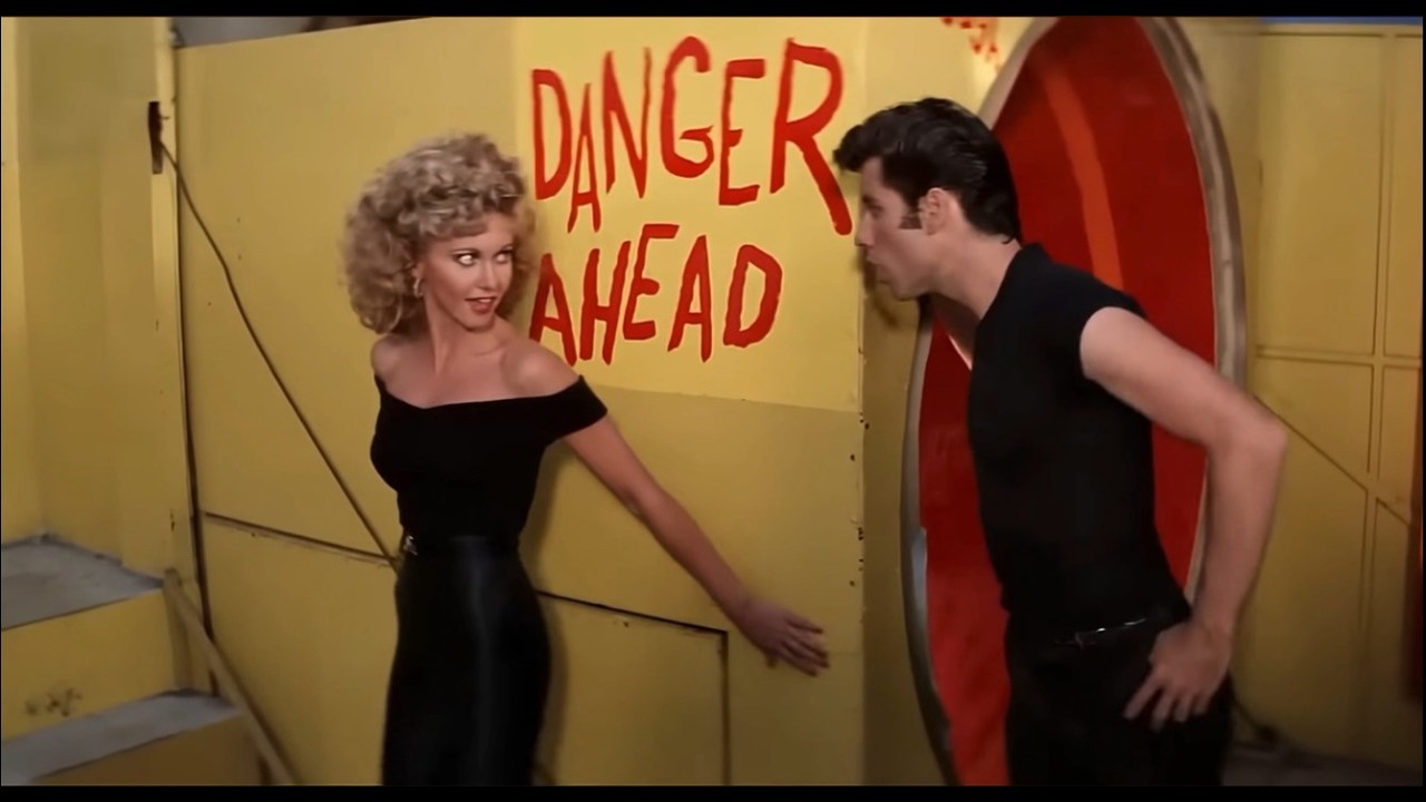 Grease (1978) Alternate Ending | Danny Explodes & Sandy Moves On #classic #movie #youbettershapeup