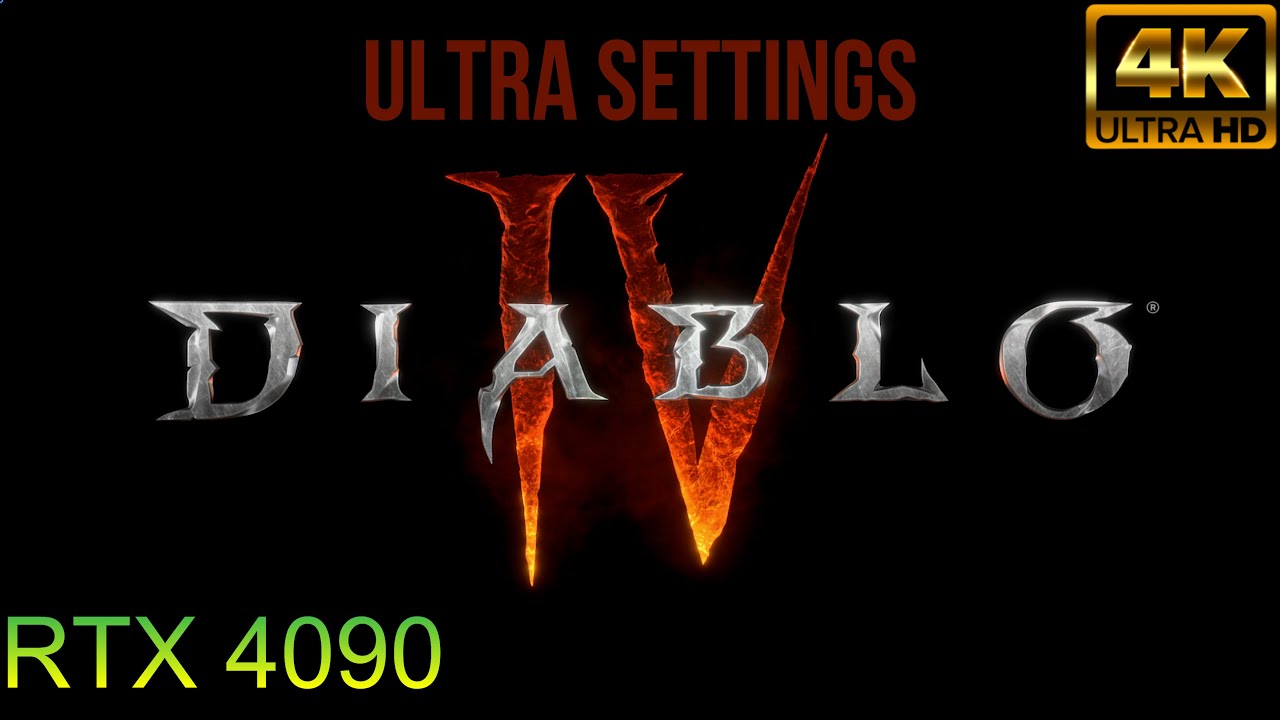 Diablo 4 Benchmark | RTX 4090 | i9 12900k | 4k | Max Settings |