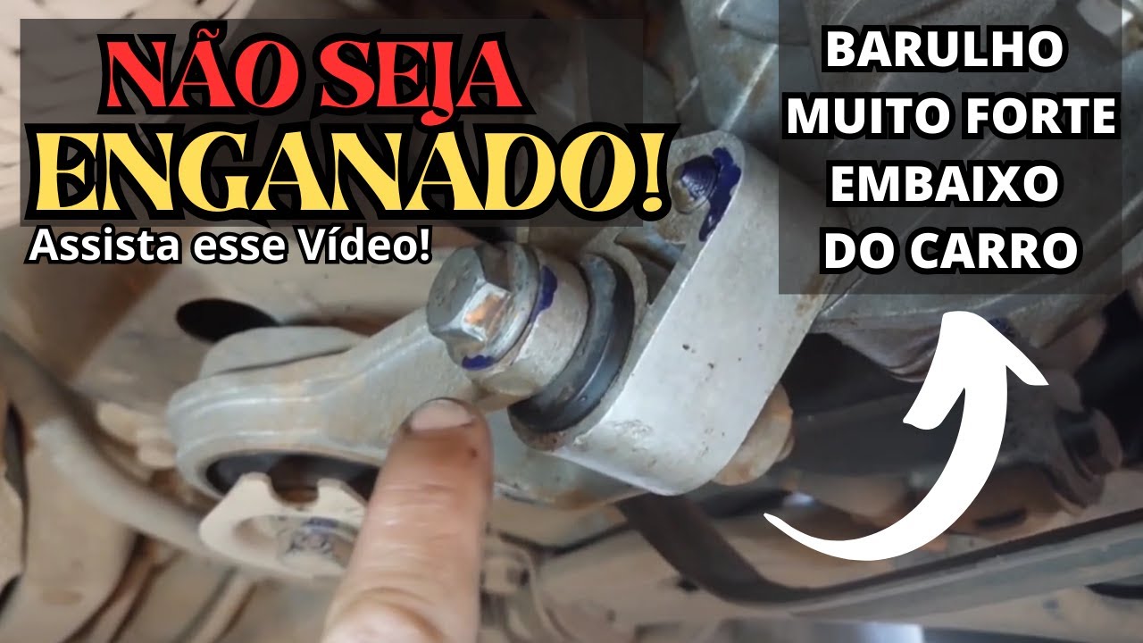 Carro com barulho muito forte na parte de baixo - Defeito simples, não seja enganado!