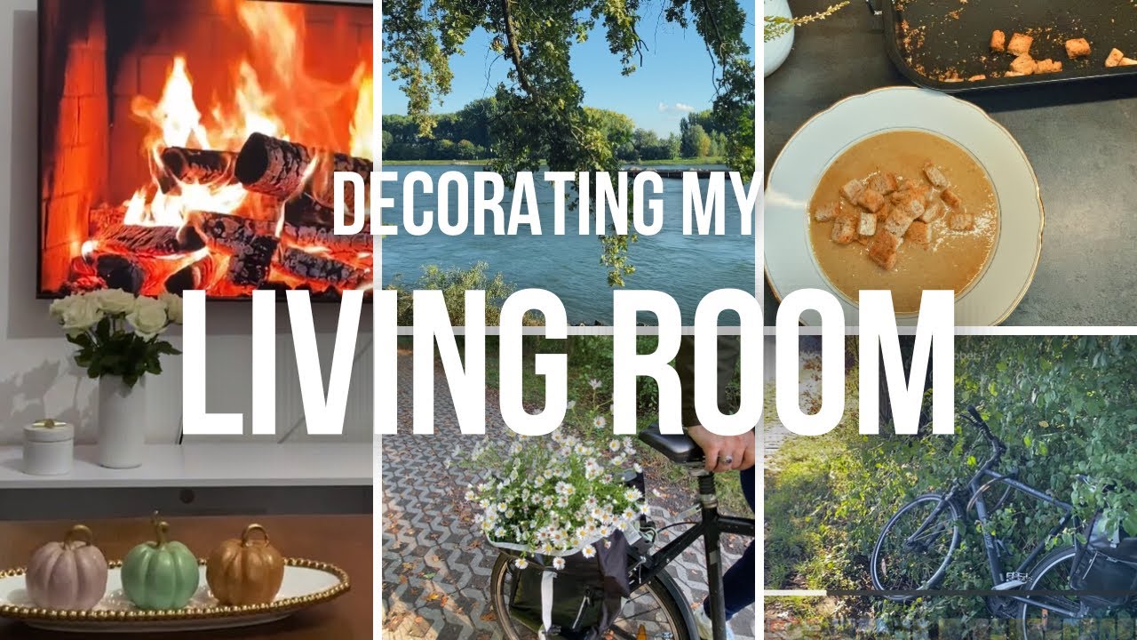Decorating my living room | Cozy October days | Shopping | Cooking